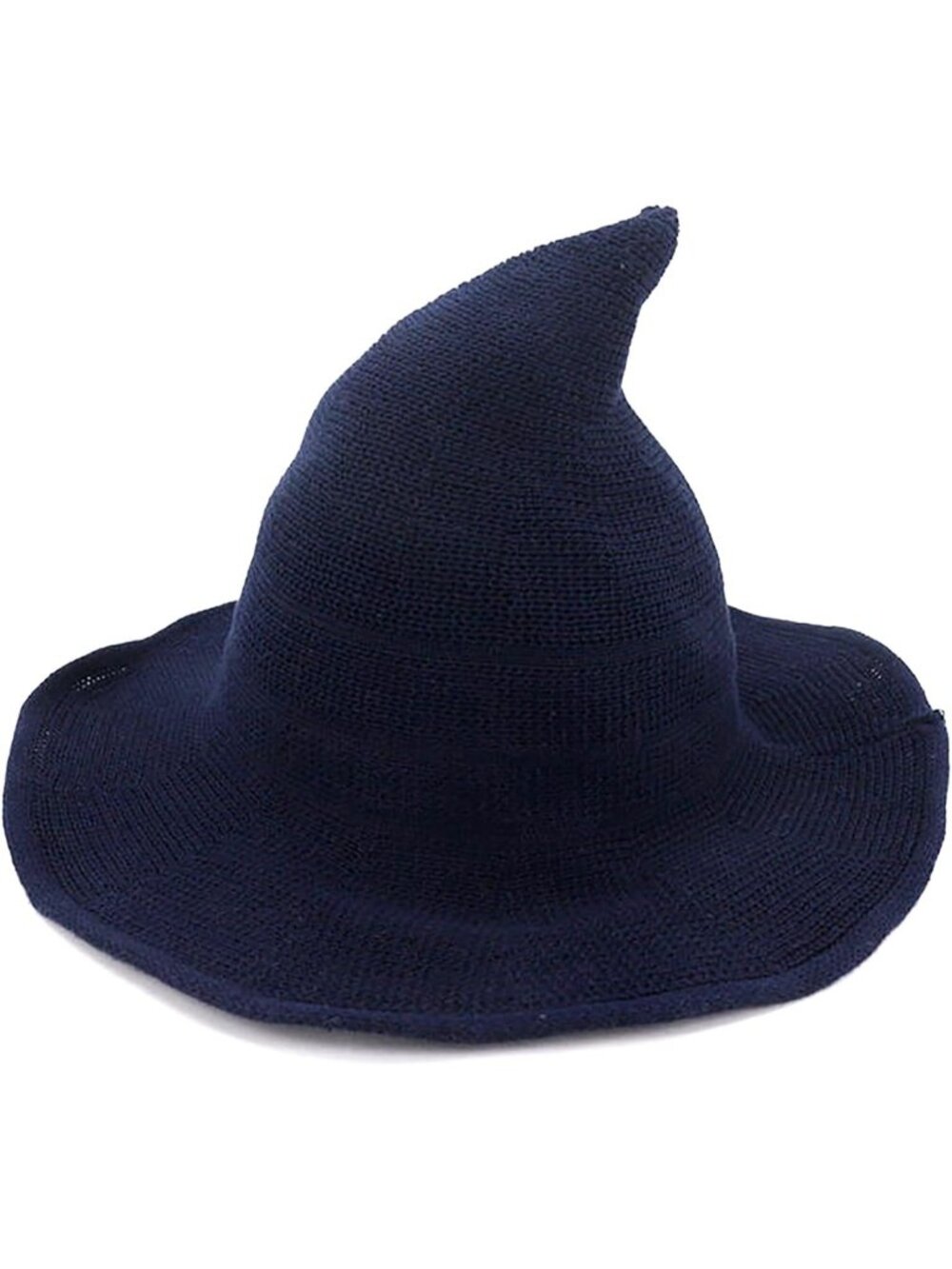🎃Women's Navy Knitted Cap Halloween Masquerade Cosplay Costume Witch Hat